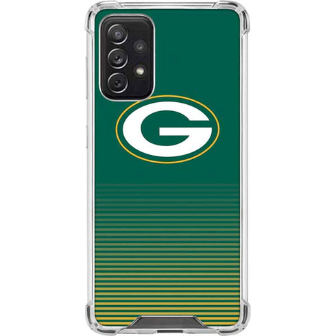 NFL Green Bay Packers Breakaway Galaxy A72 5G Clear Case
